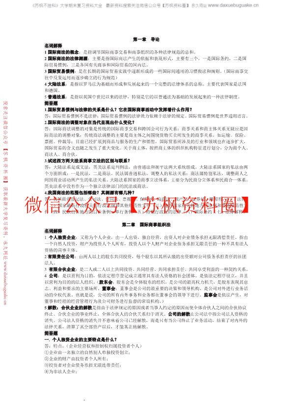 国际商法